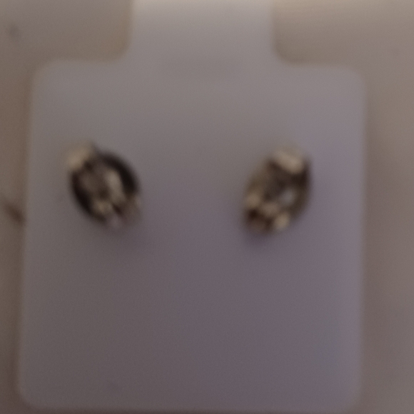 Adidas Silver Stainless Steel Stud Earrings - Picture 2 of 2